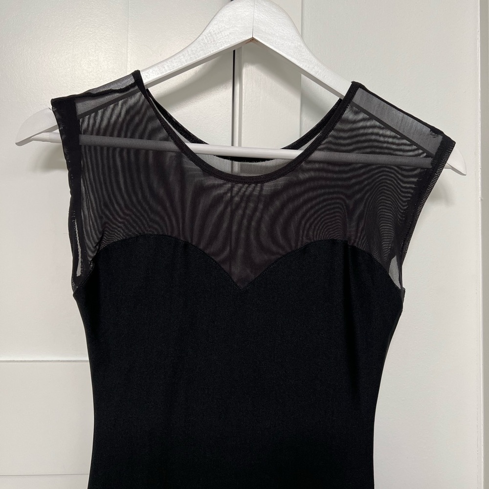 American Apparel mesh sweetheart dress